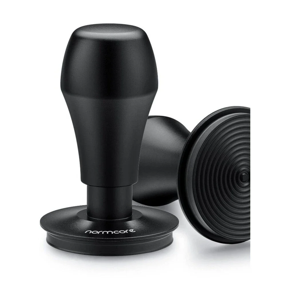 Normcore 58.5mm Espresso Coffee Tamper V4 - Titanium PVD Coating Ripple Base - S